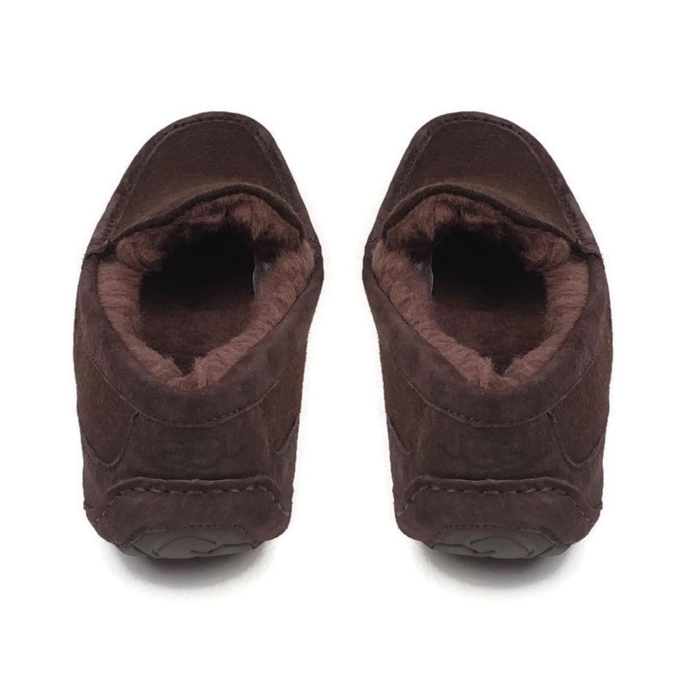 UGG Ascot Wool Suede Moc Toe Slippers Sz 10 - Picture 7 of 12
